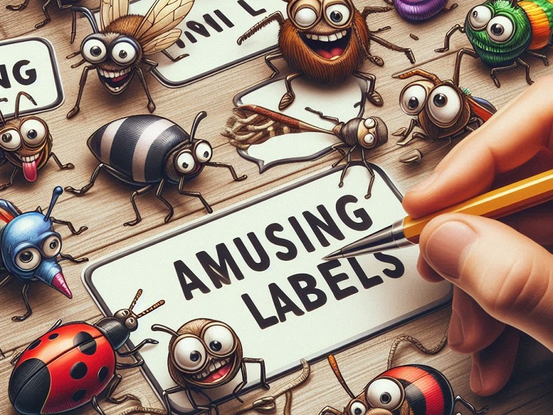 Amusing Bug Labels