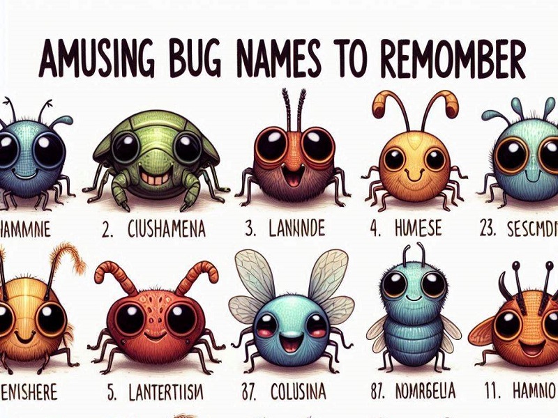 Amusing Bug Names to Remember