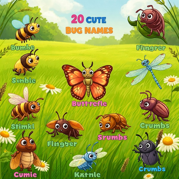 Cute Bug Names