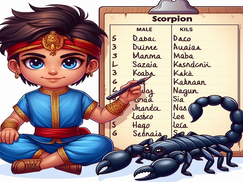 Cute Scorpion Names for Kids