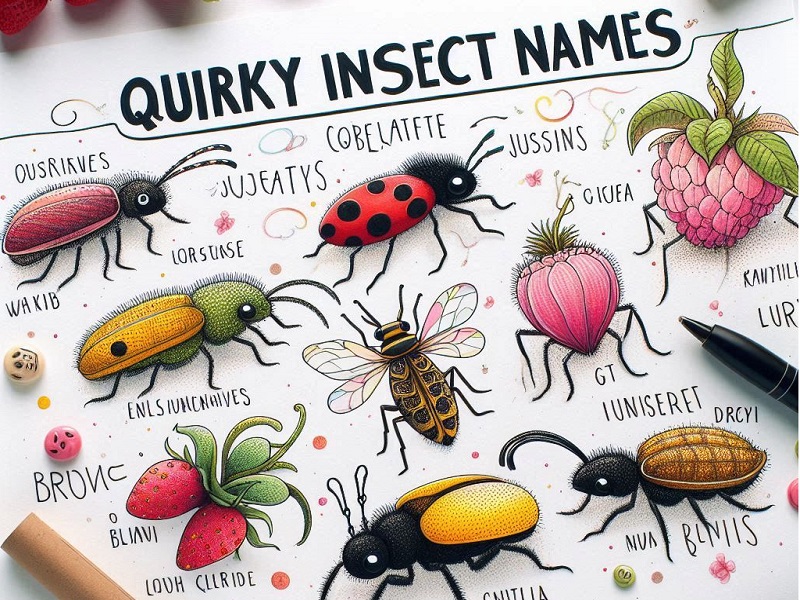 Quirky Insect Names