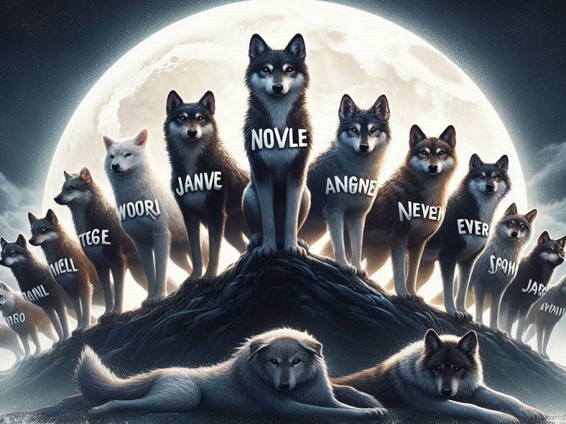 Wolf Names Inspired by Nature