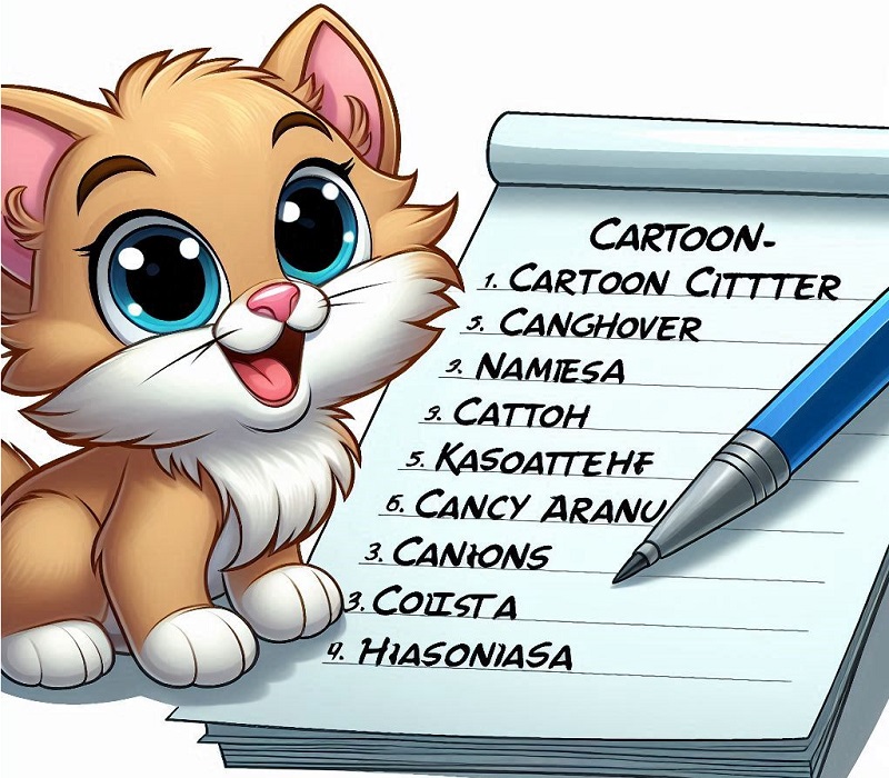 Cartoon-Inspired Kitten Names