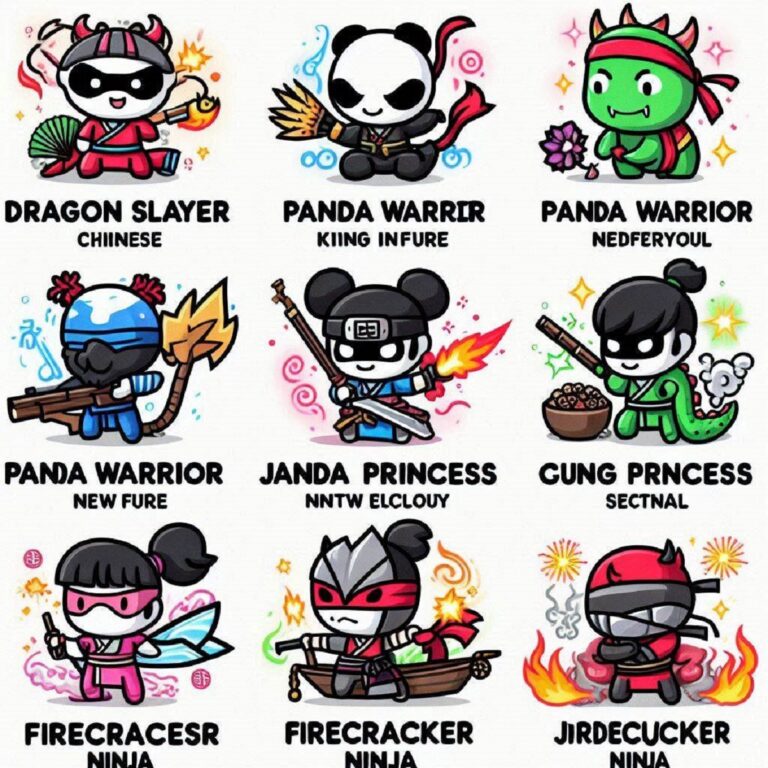 Chinese Nicknames for Games Ideas