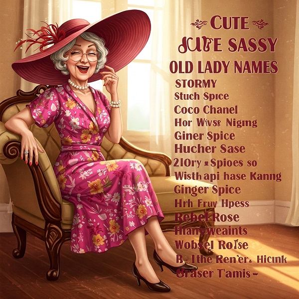 Cute Sassy Old Lady Names