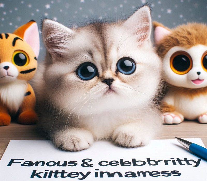 Famous & Celebrity-Inspired Kitten Names