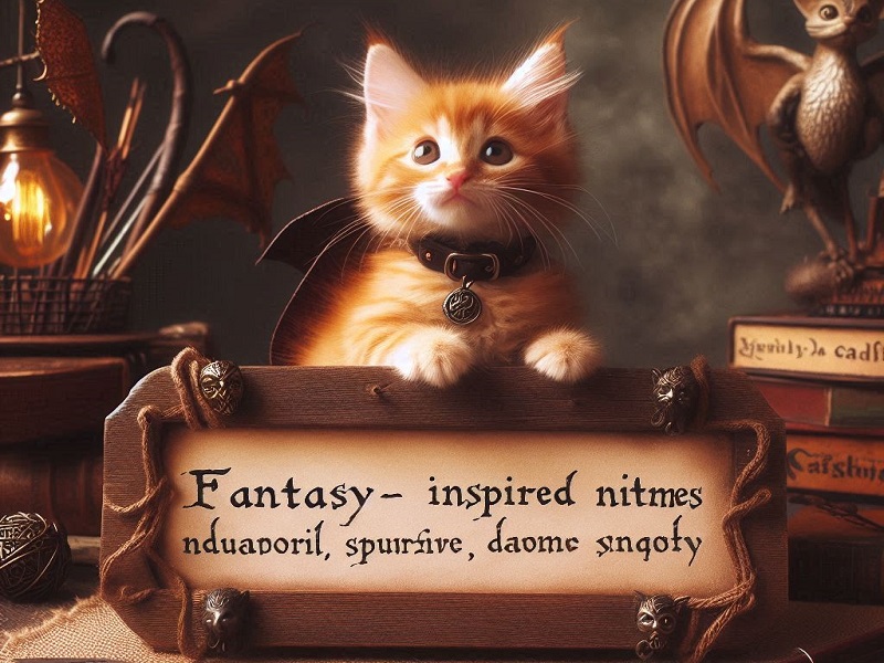 Fantasy-Inspired Kitten Names