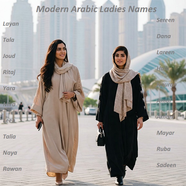 Modern Arabic Ladies Names