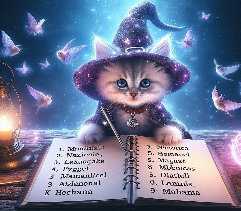 Mystical and Magical Kitten Names