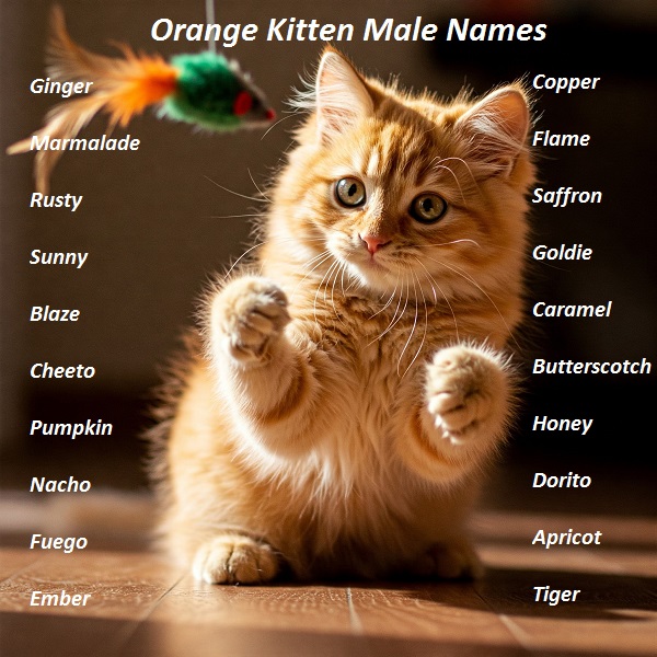 Orange Kitten Male Names
