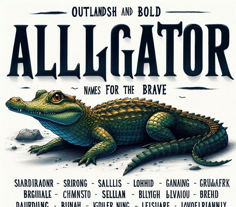 Outlandish and Bold Alligator Names for the Brave