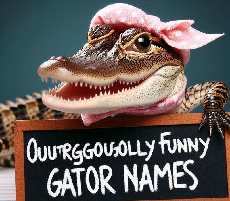 Outrageously Funny Gator Names for Your Pet