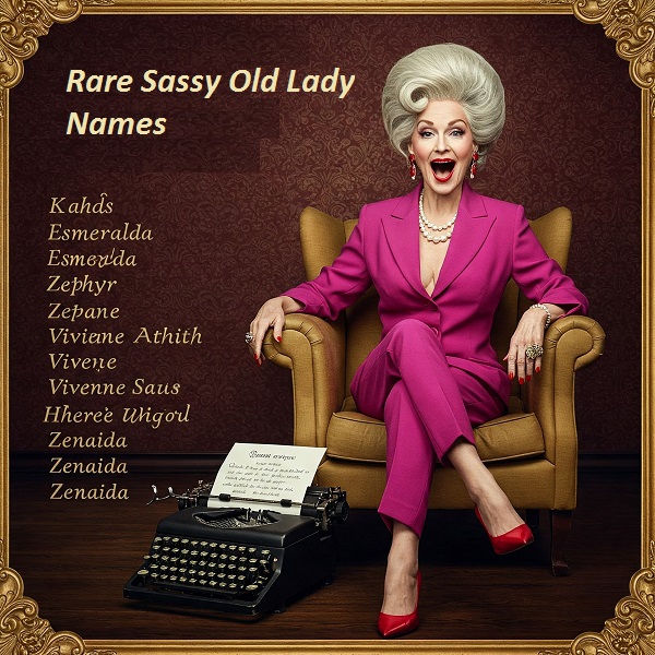 Rare Sassy Old Lady Names