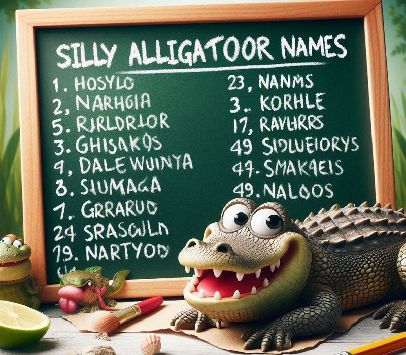 Silly Alligator Names for a Lighthearted Touch