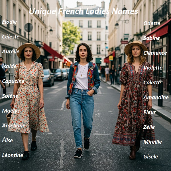 Unique French Ladies Names