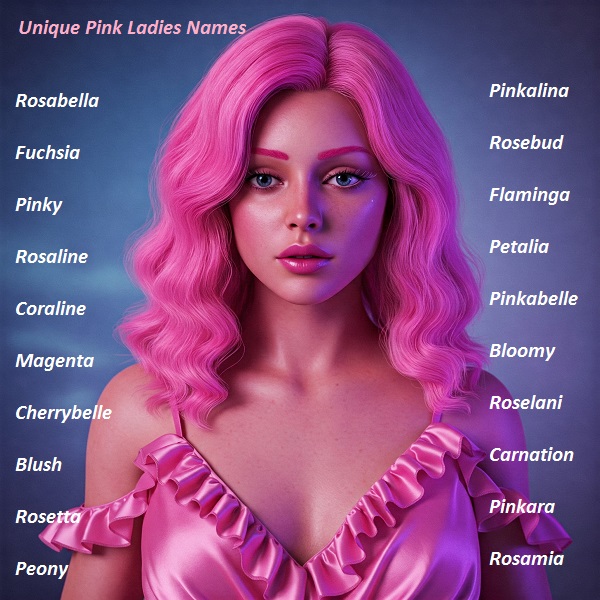 Unique Pink Ladies Names