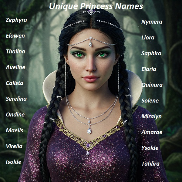 Unique Princess Names