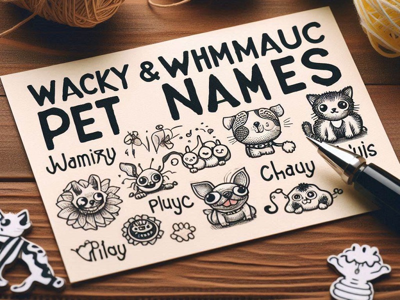 Wacky & Whimsical Pet Names