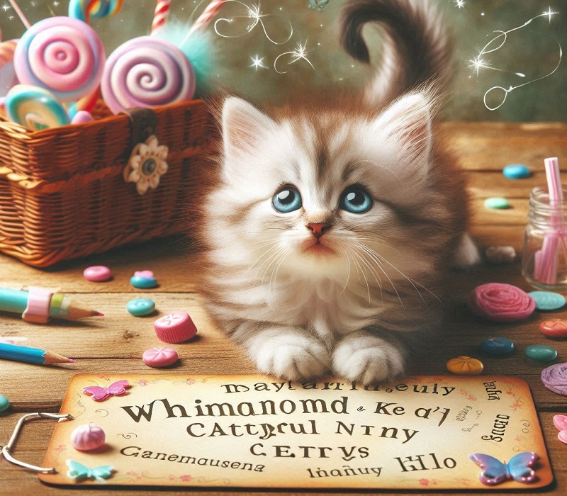 Whimsical and Playful Kitten Names