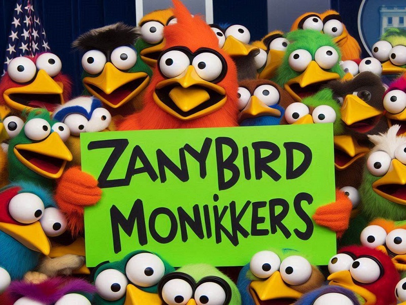 Zany Bird Monikers