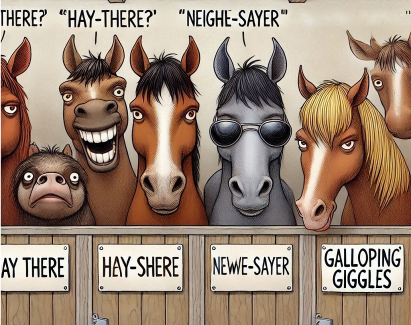 Funny Horse Names Puns