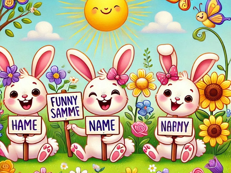 Funny Rabbit Names Puns