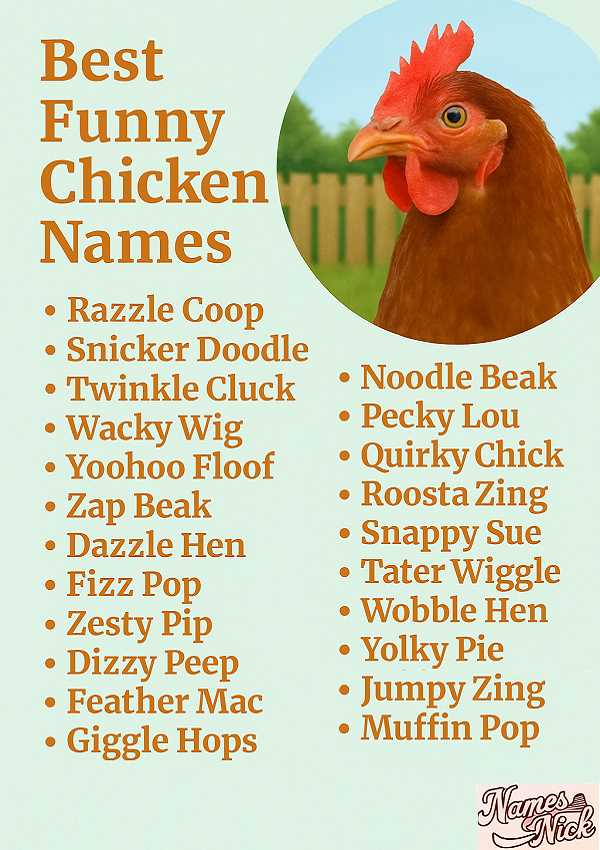 Best Funny Chicken Names