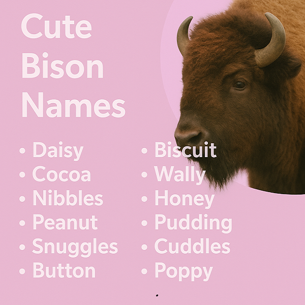 Cute Bison Names