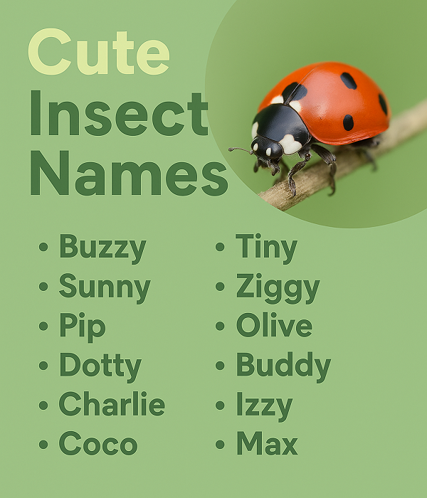 Cute Insect Names
