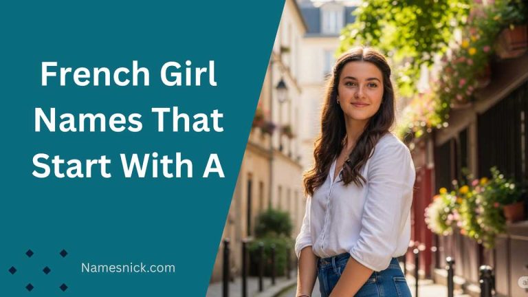 French Girl Names That Start With A
