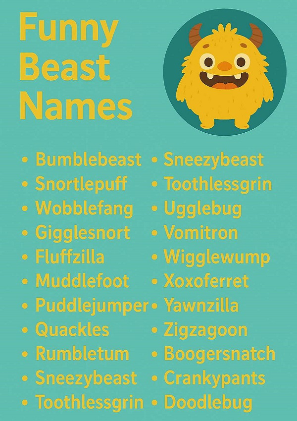 Funny Beast Names