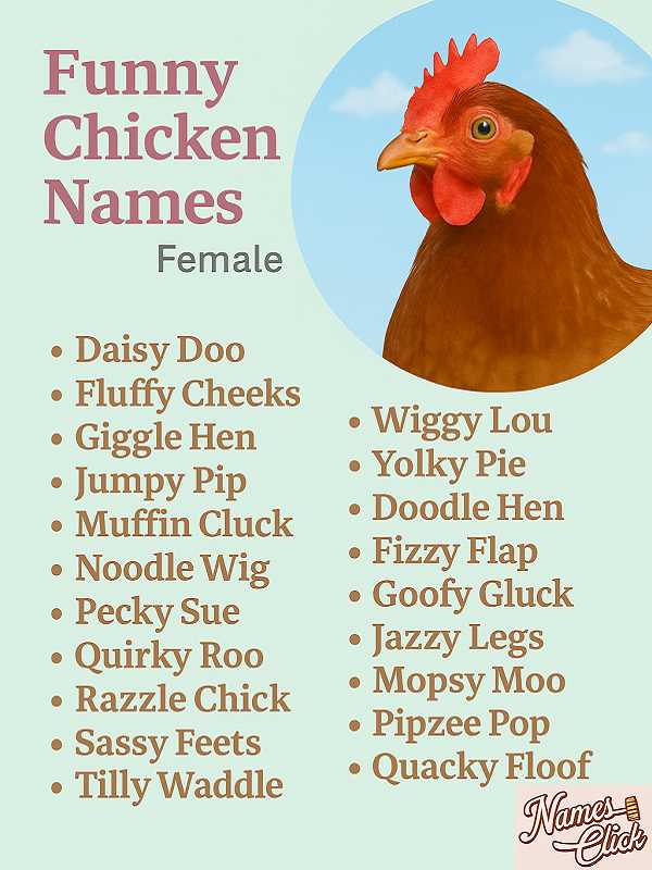 Funny Chicken Names Female