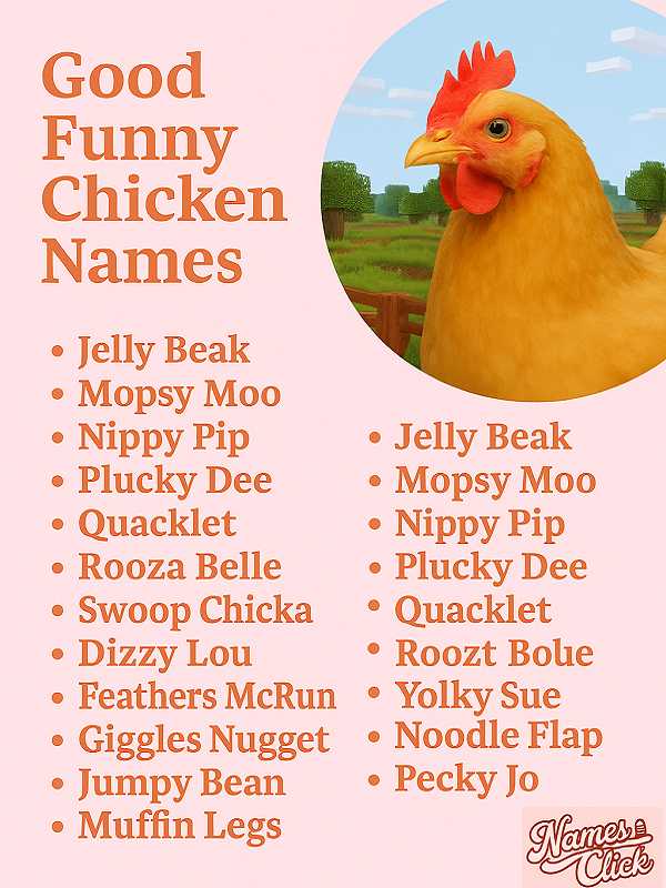 Good Funny Chicken Names