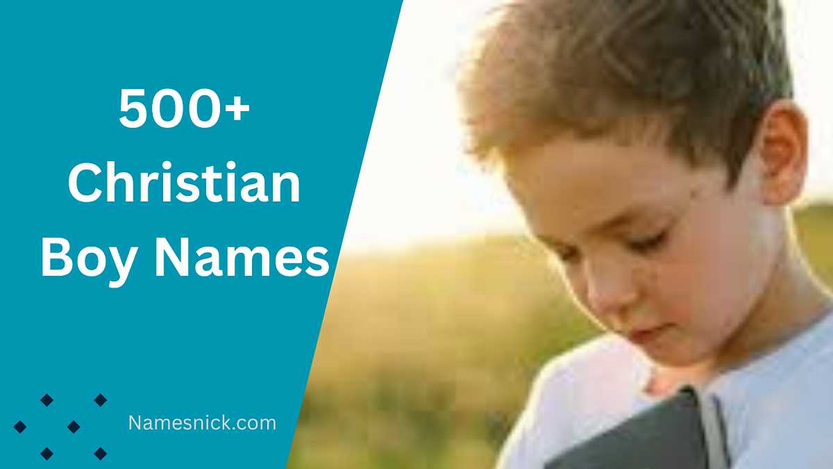 Christian Boy Names