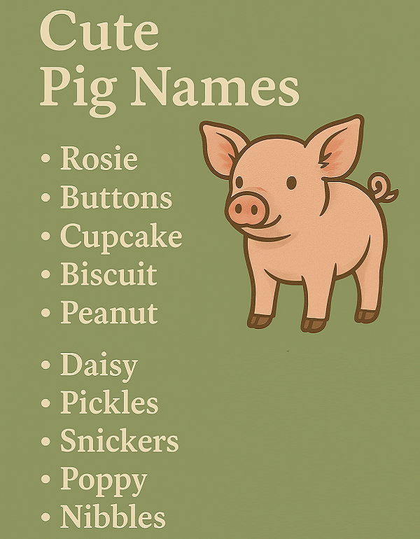 Cute Pig Names