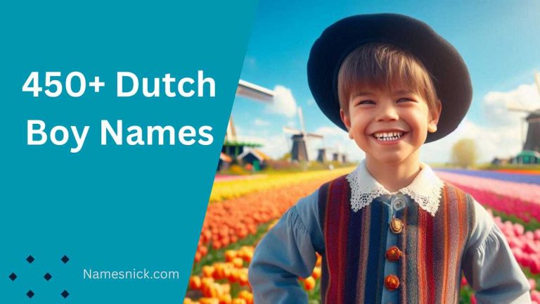 Dutch Boy Names