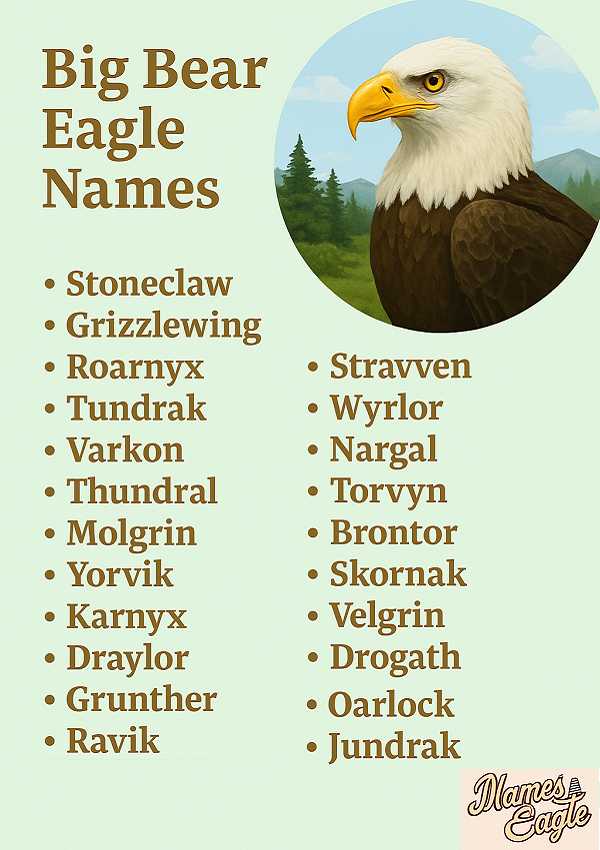 Big Bear Eagle Names