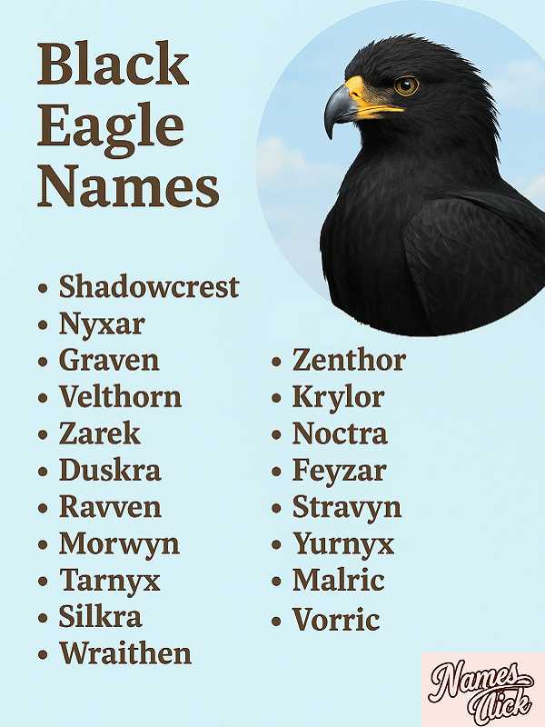 Black Eagle Names