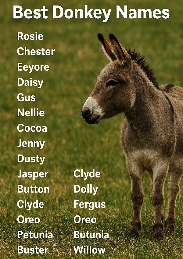 Best Donkey Names