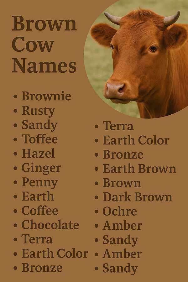 Brown Cow Names