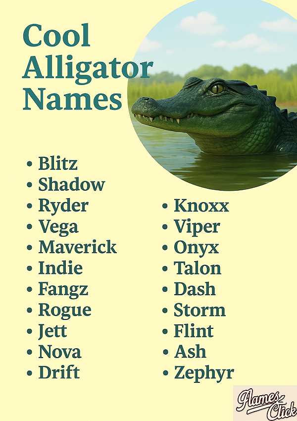 Cool Alligator Names