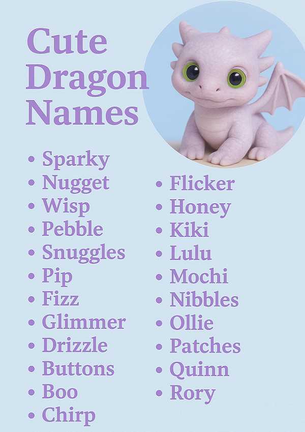 Cute Dragon Names