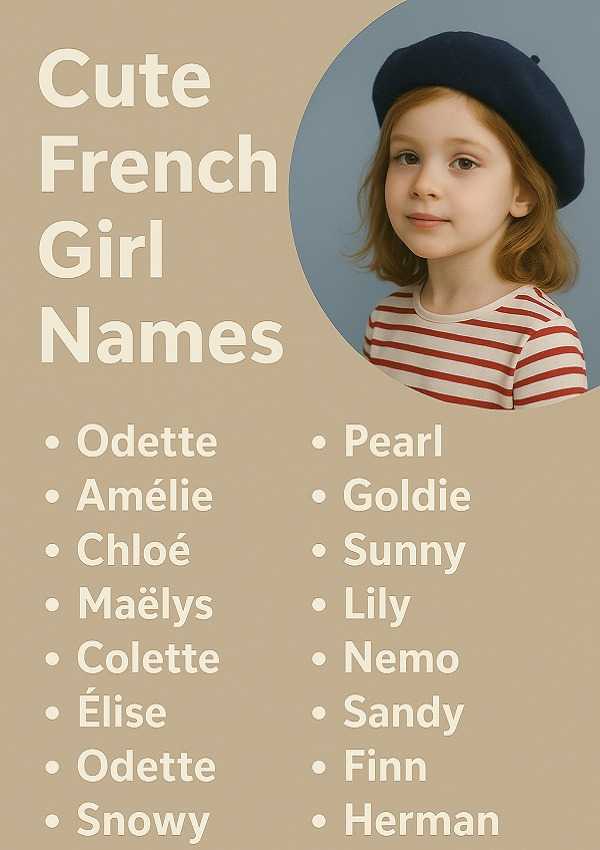 Cute French Girl Names