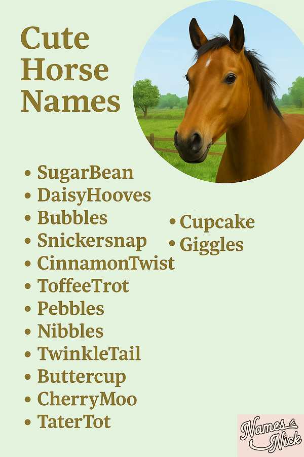 Cute Horse Names