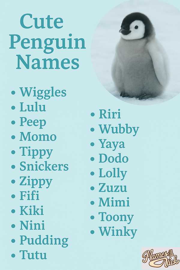 Cute Penguin Names