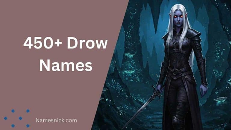 Drow Names