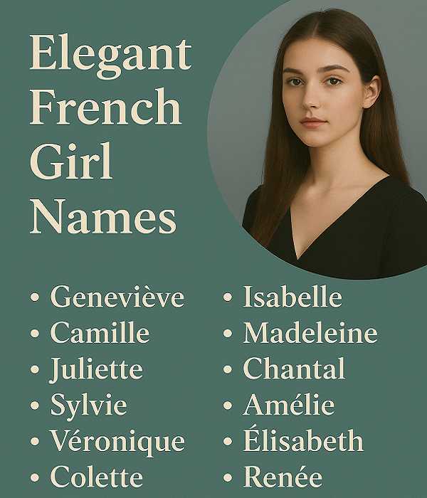 Elegant French Girl Names