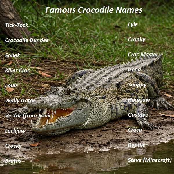 Famous Crocodile Names
