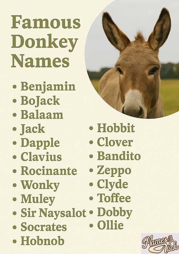 Famous Donkey Names
