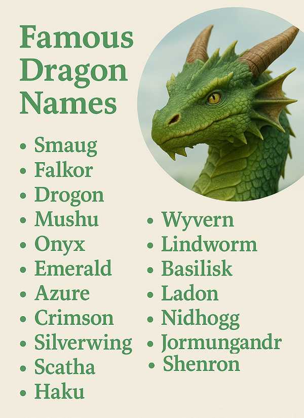 Famous Dragon Names